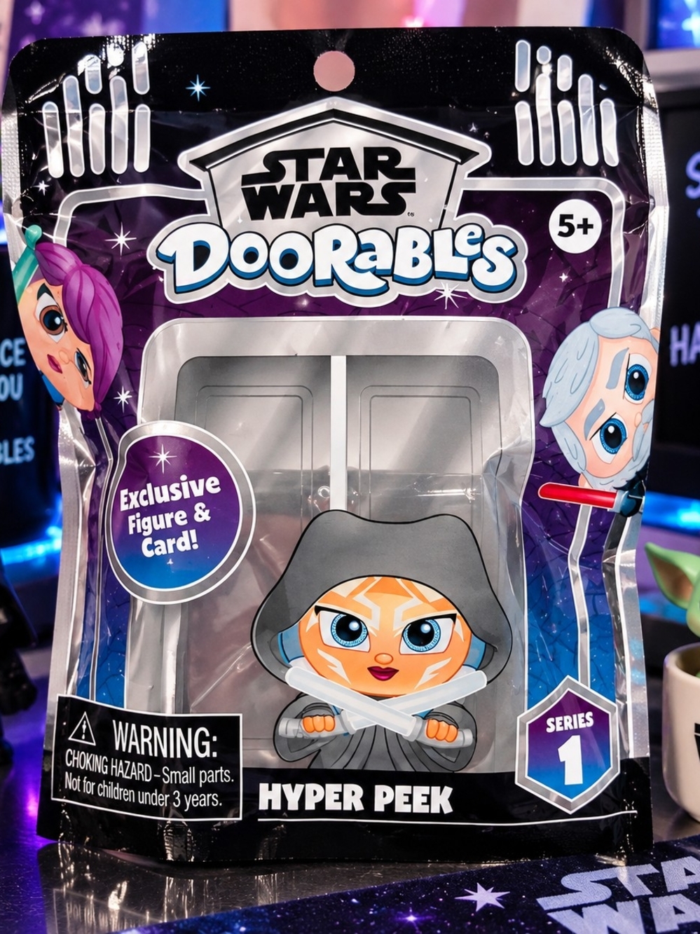 Hyper Peek Collectible Figure - Gray Hooded Figure (Series 1)